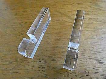 ステンドグラス製の写真立て アンティークローズS用の樹脂製スタンド