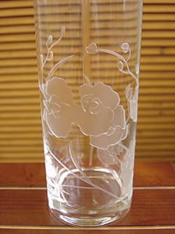 オリジナル彫刻グラス